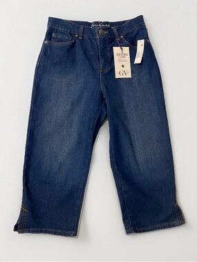 Gloria Vanderbilt 6P Amanda Capri built in slimming panel jeans NEW